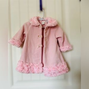 Toddler baby pink coat